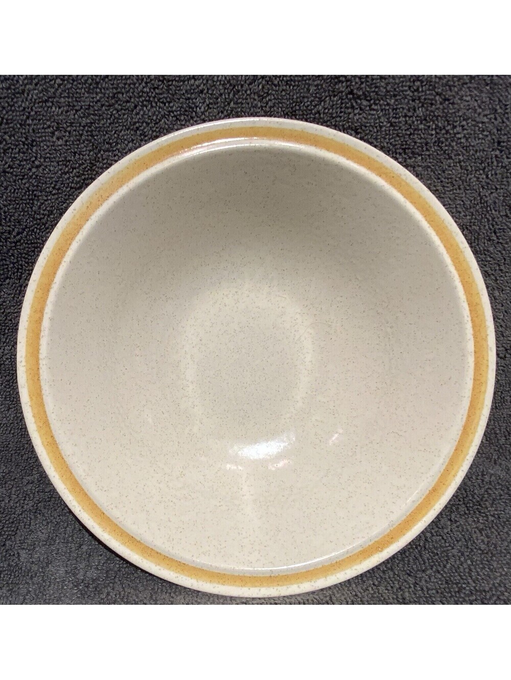 Vintage Hand Painted Stoneware Hearthside Garden Festival 6.75”D Bowl